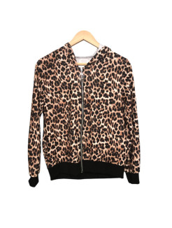 CHAQUETA ANIMAL PRINT CREMALLERA