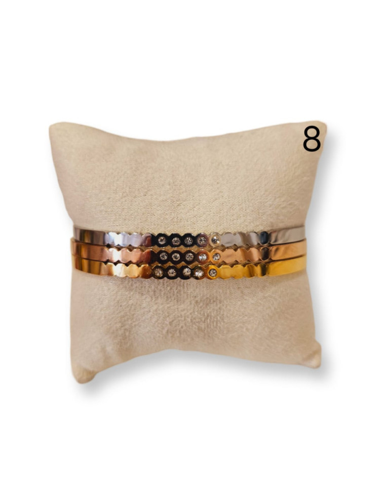 BRAZALETE TRIPLE ACERO