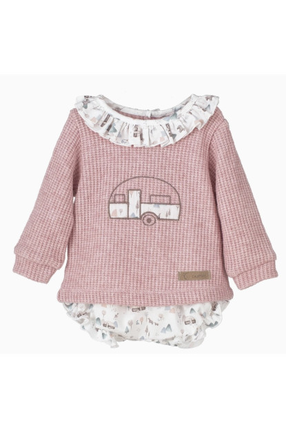 OI Conjunto Pololo Bebé Niña Oslo NUDE