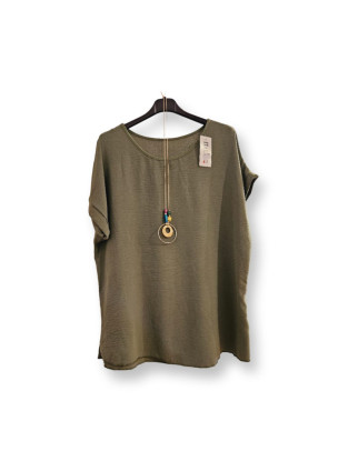 Blusa mujer t-grande colgante