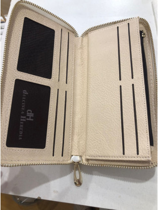 cartera estrellitas beige