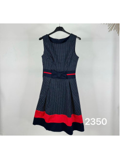 VESTIDO TOPOS LAZO