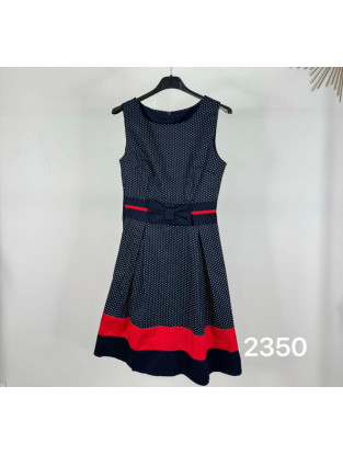 VESTIDO TOPOS LAZO