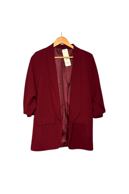 CHAQUETA MANGA ARRUGADA