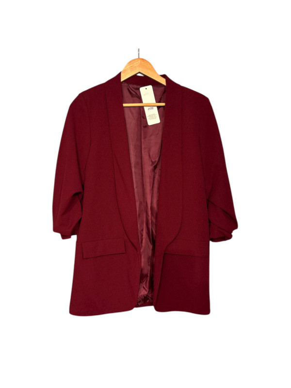 CHAQUETA MANGA ARRUGADA