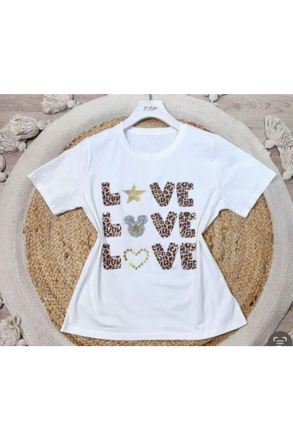 CAMISETA M CORTA LOVE
