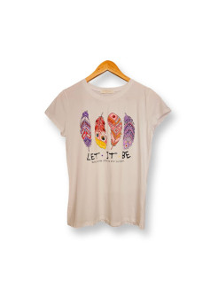 CAMISETA PLUMA LILAS LXL