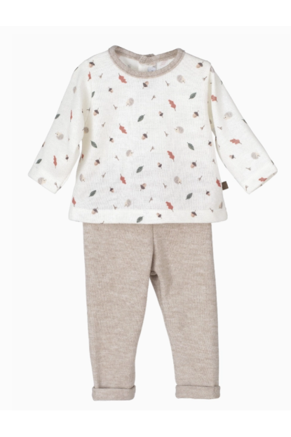 OI Conjunto Legging Bebé Niño Amberes PIEDRA